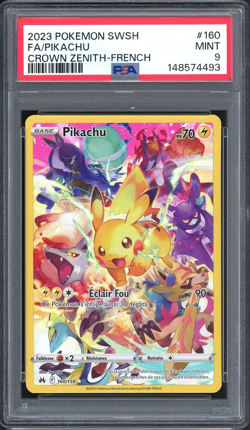 PSA 9 Pikachu