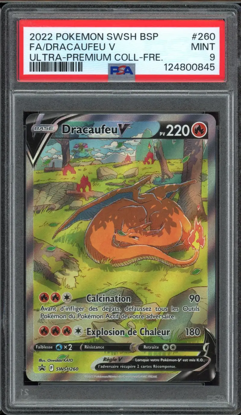 PSA 9 Dracaufeu V