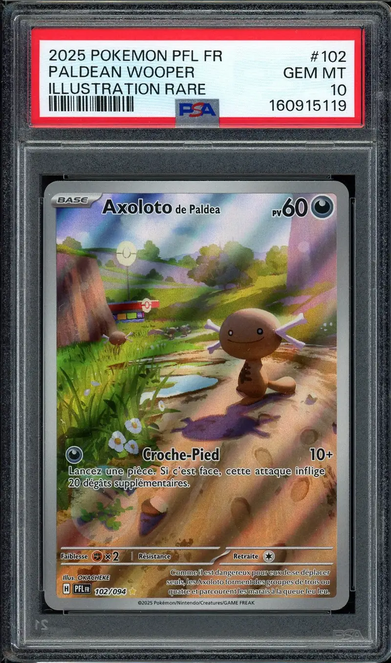 PSA 10 Axoloto de Paldéa