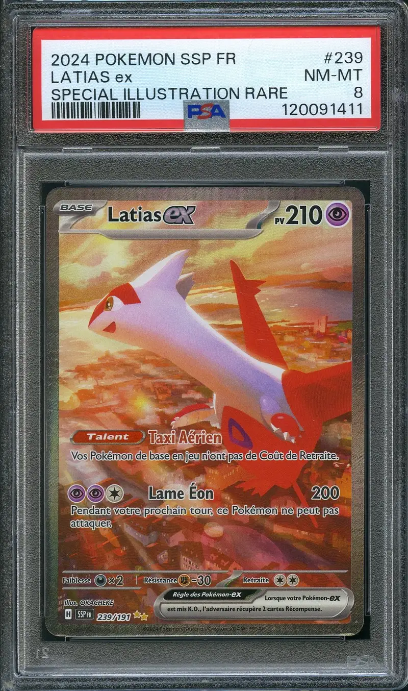 PSA 8 Latias Ex