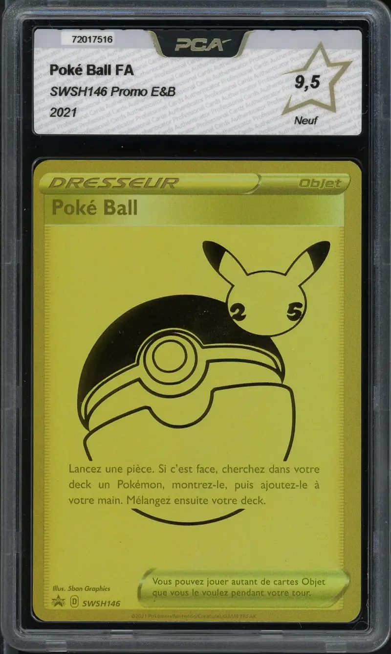 PCA 9.5 Poké Ball Gold