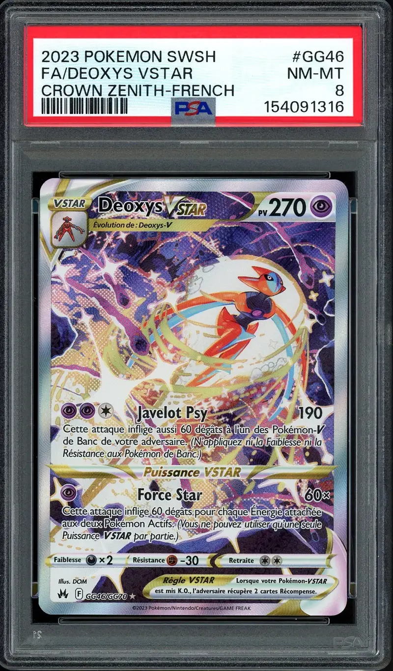 PSA 8 Deoxys VStar