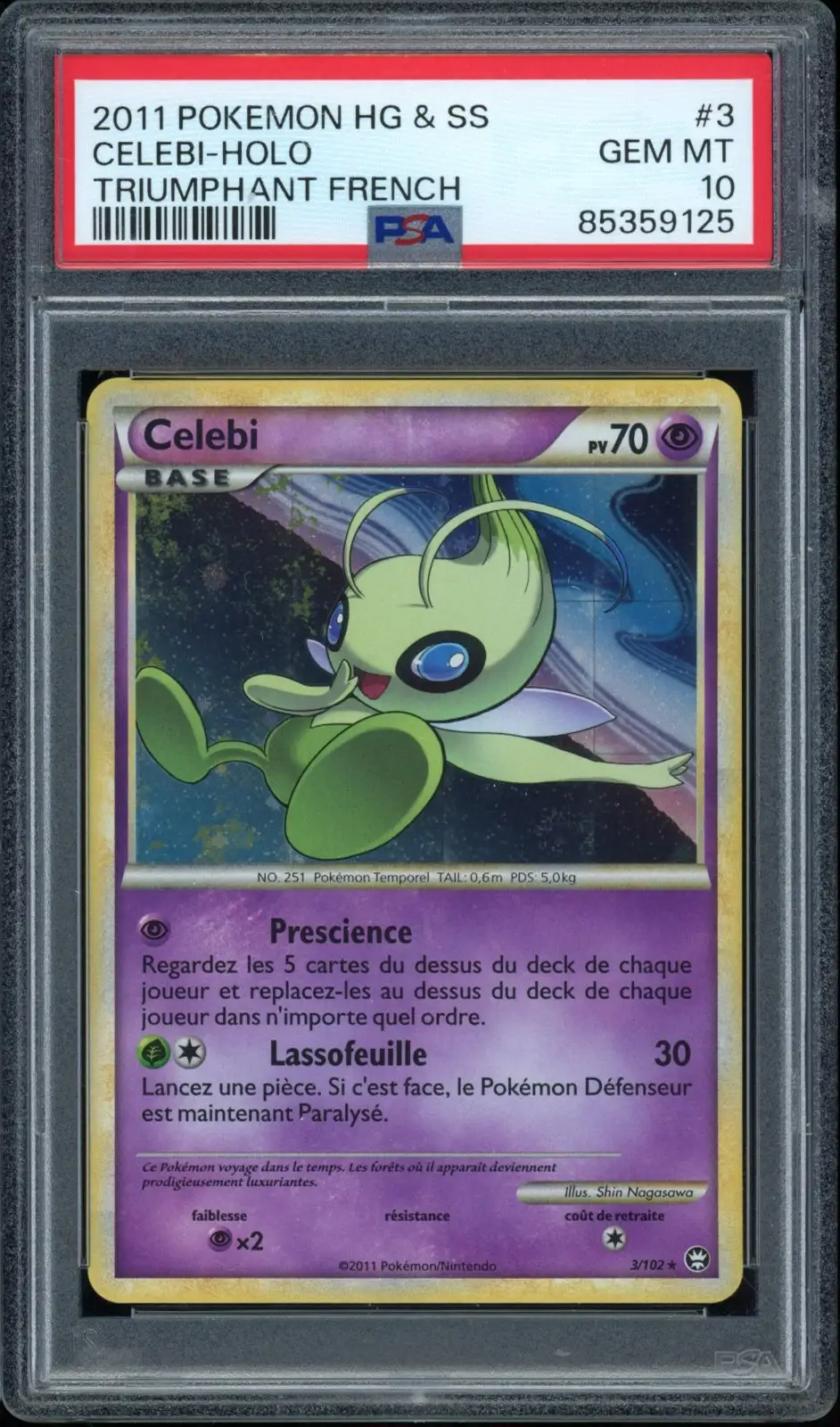 PSA 10 Celebi Holo