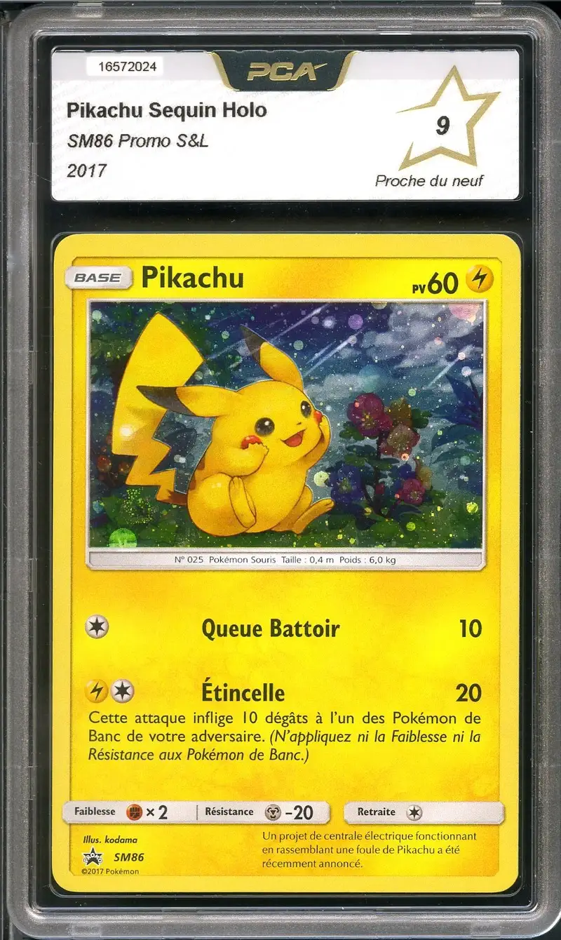 PCA 9 Pikachu Holo