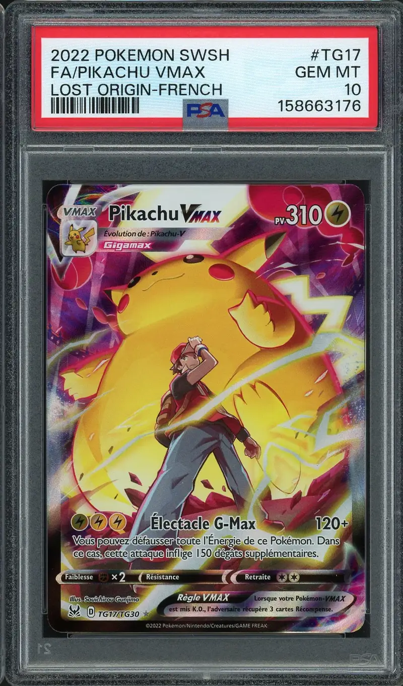 PSA 10 Pikachu VMax