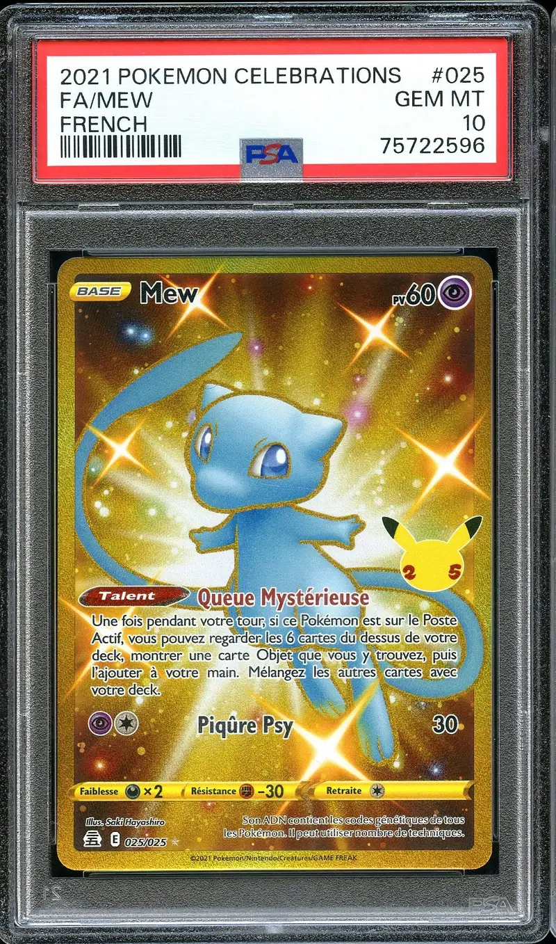 PSA 10 Mew Gold