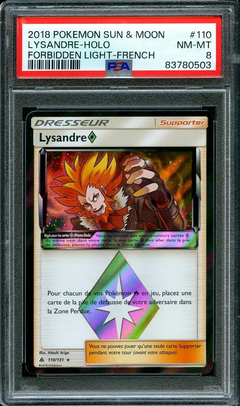 PSA 8 Lysandre Holo Prisme