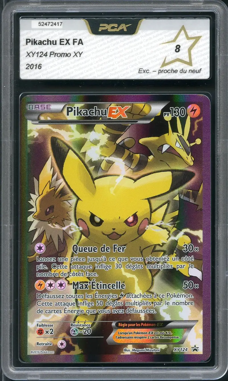 PCA 8 Pikachu Ex