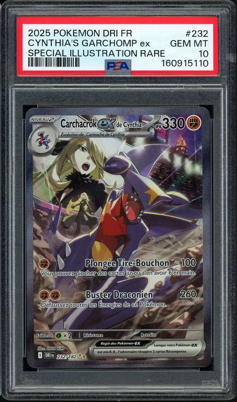 PSA 10 Carchacrok Ex de Cynthia