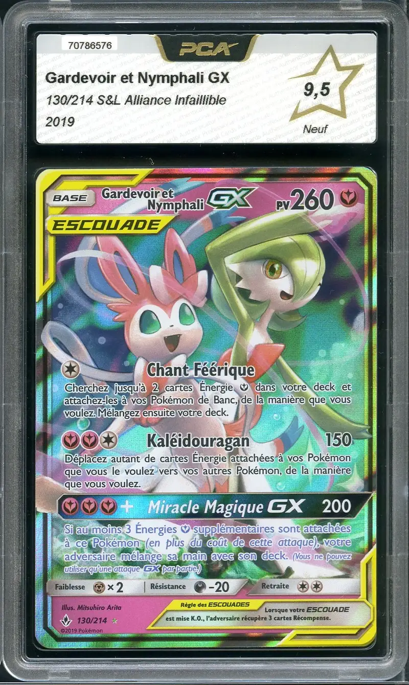 PCA 9.5 Gardevoir et Nymphali Gx