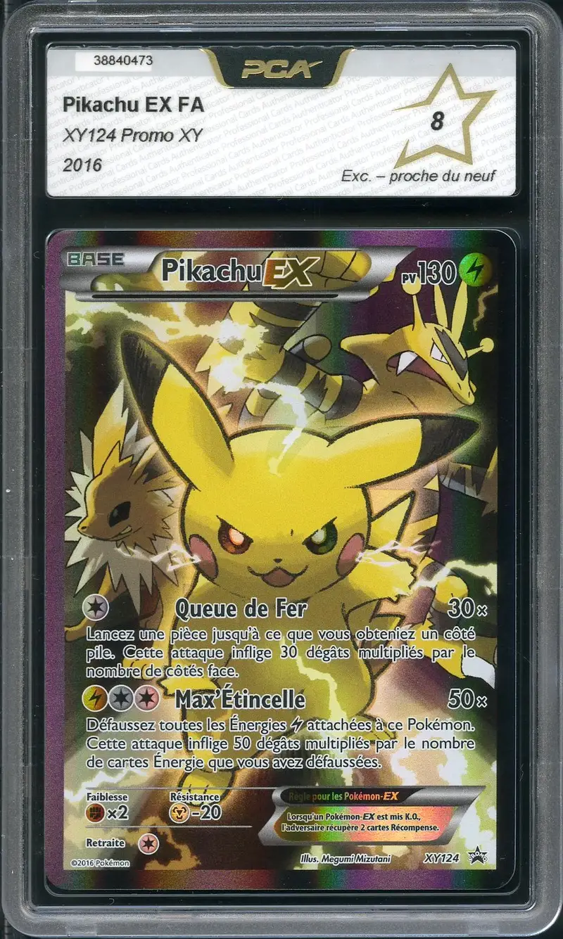 PCA 8 Pikachu Ex