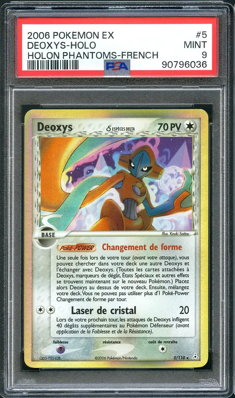 PSA 9 Deoxys Holo