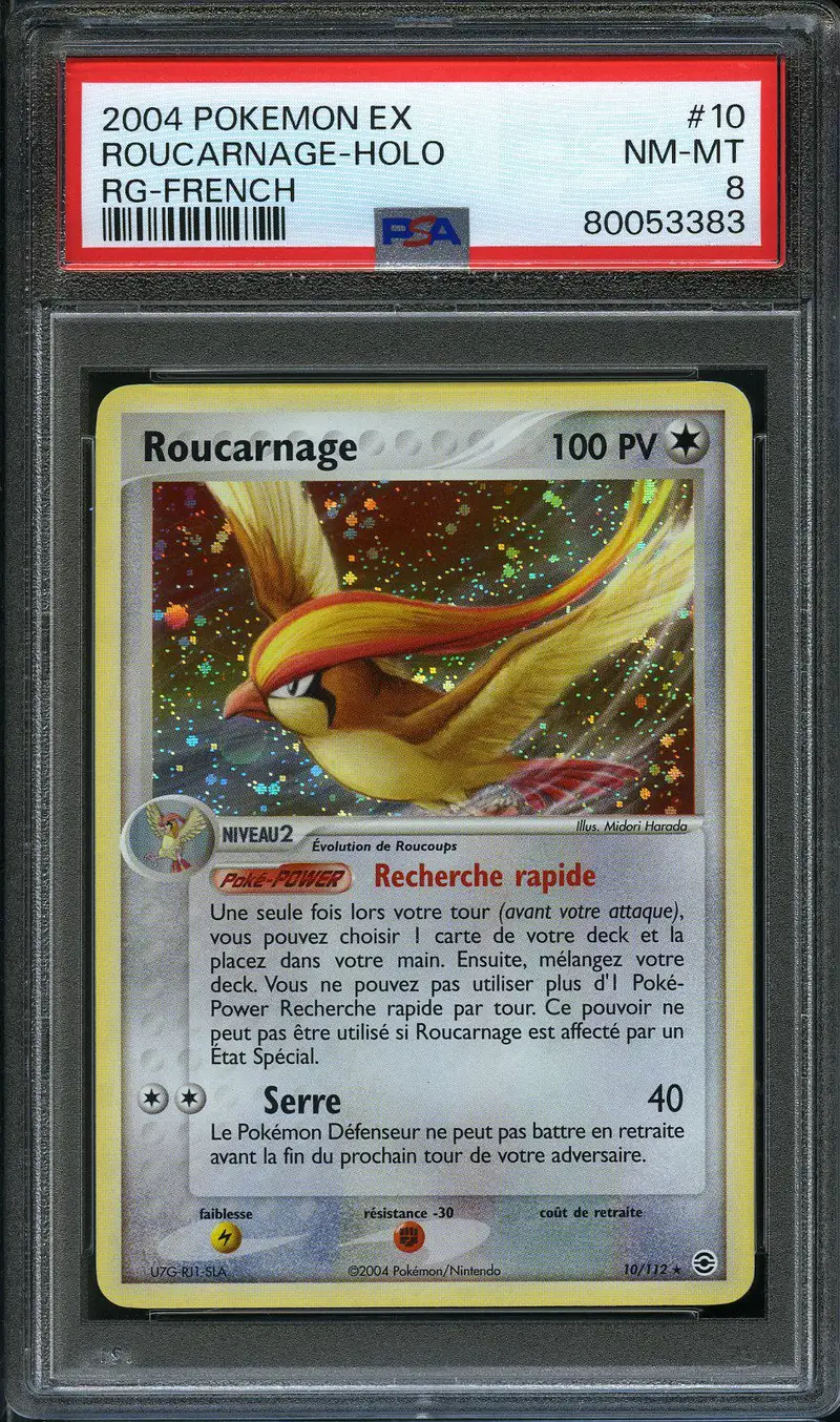 PSA 8 Roucarnage Holo