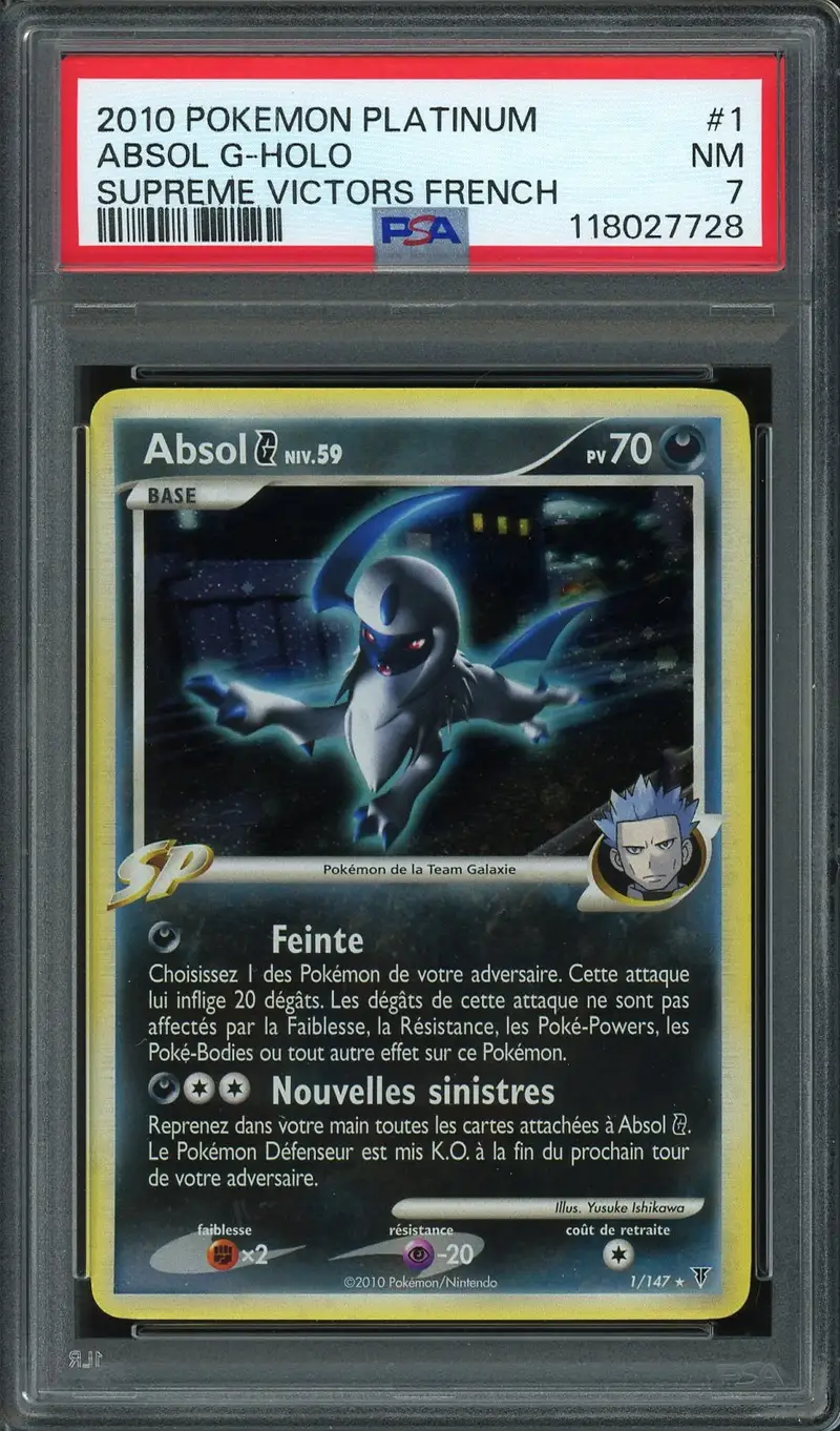 PSA 7 Absol Holo