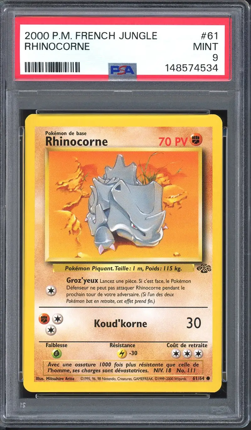 PSA 9 Rhinocorne
