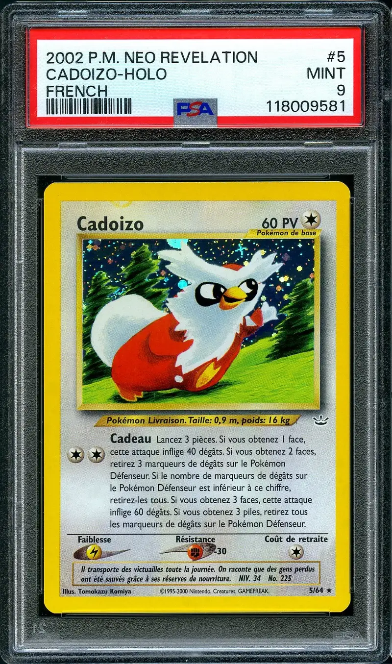 PSA 9 Cadoizo Holo