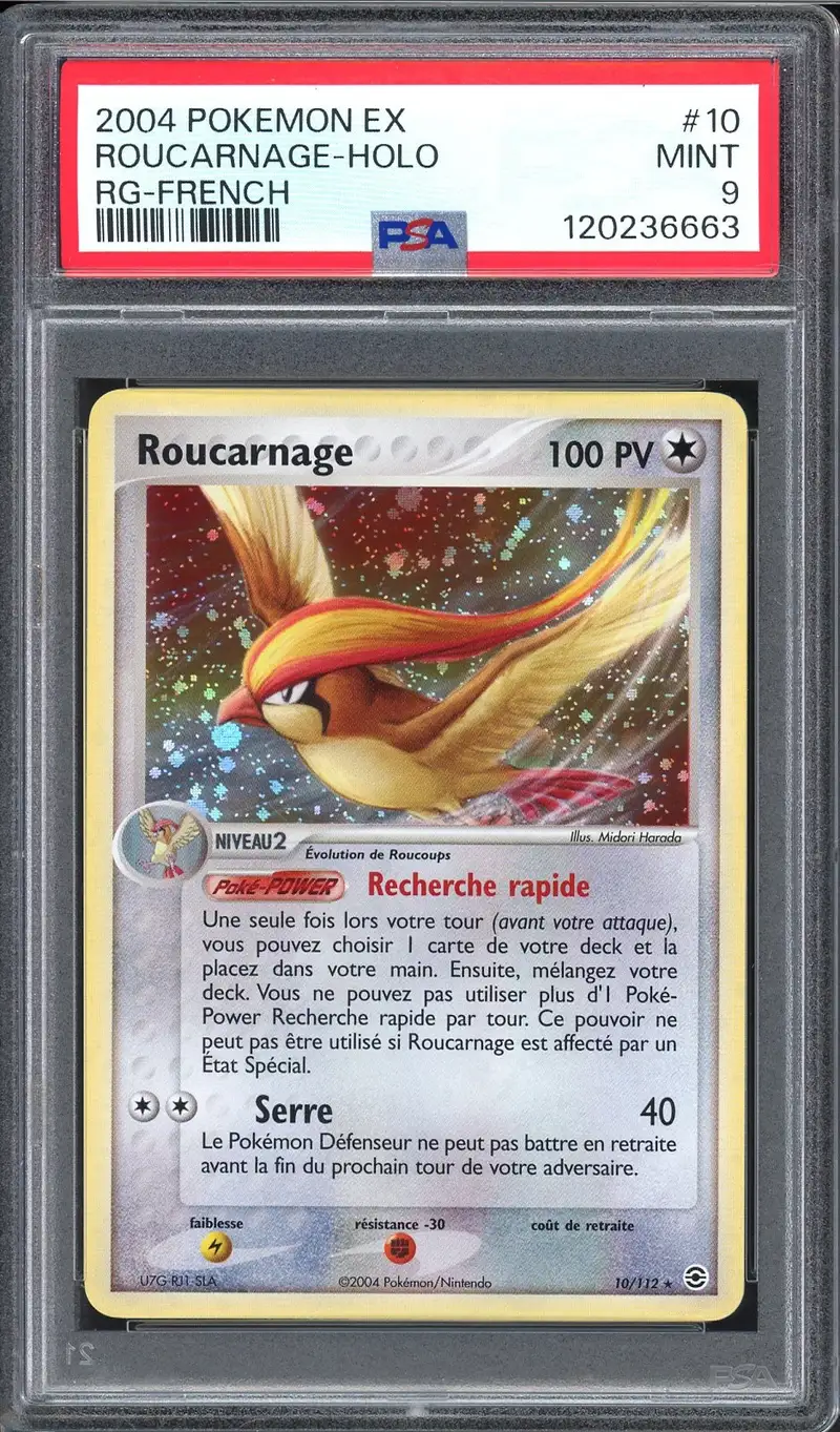 PSA 9 Roucarnage Holo