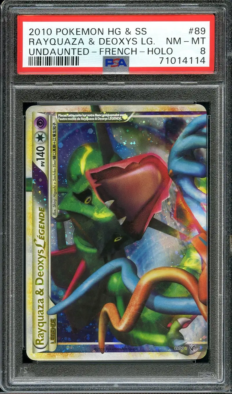 PSA 8 Rayquaza & Deoxys Légende