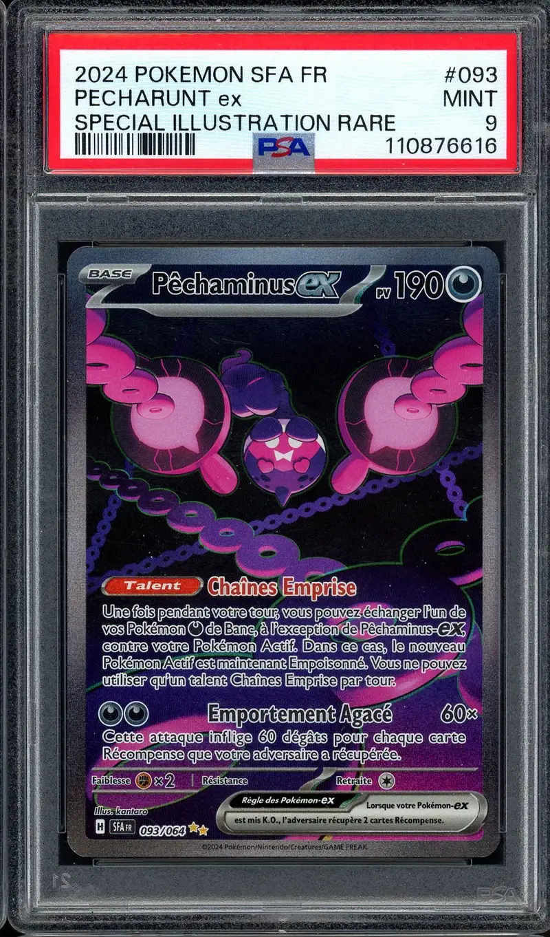 PSA 9 Pêchaminus Ex