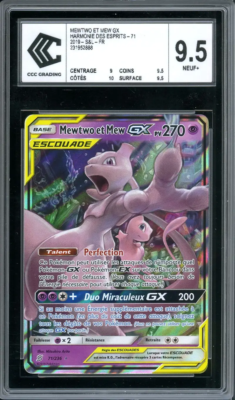 CCC 9.5 Mewtwo & Mew Gx