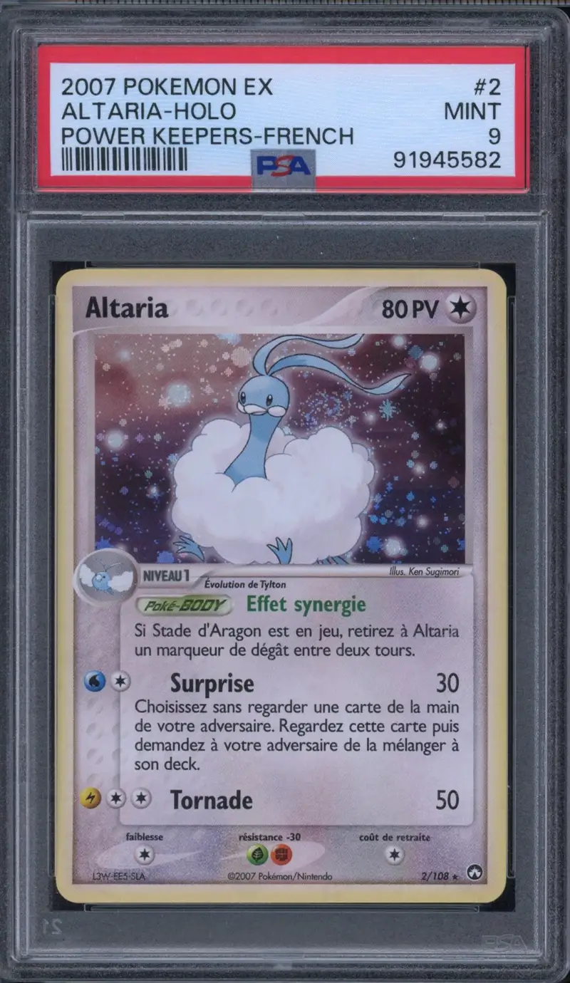PSA 9 Altaria Holo