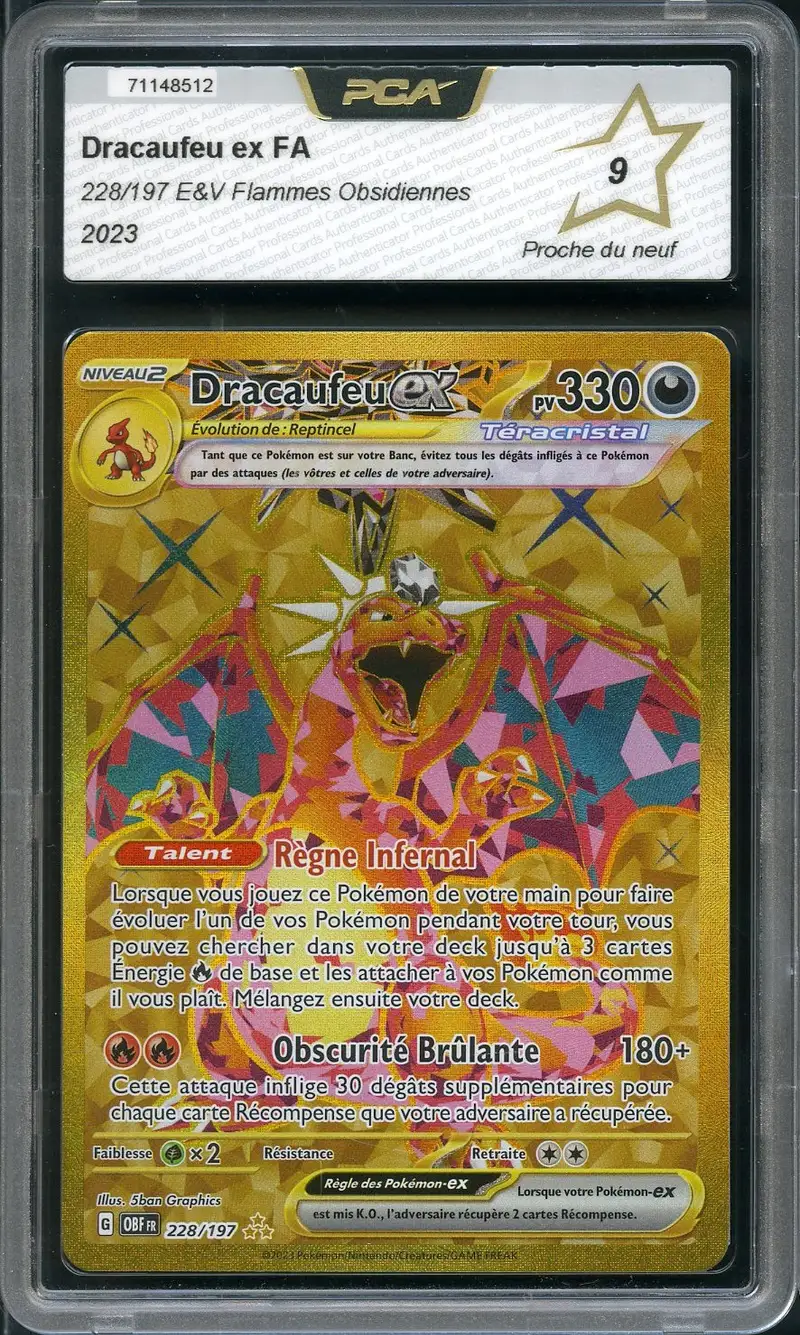 PCA 9 Dracaufeu Ex Gold