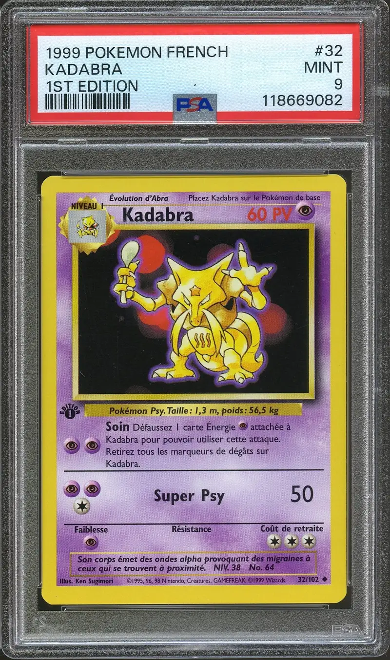 PSA 9 Kadabra