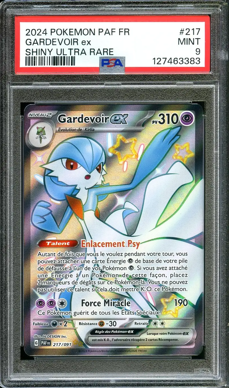 PSA 9 Gardevoir Ex Shiny