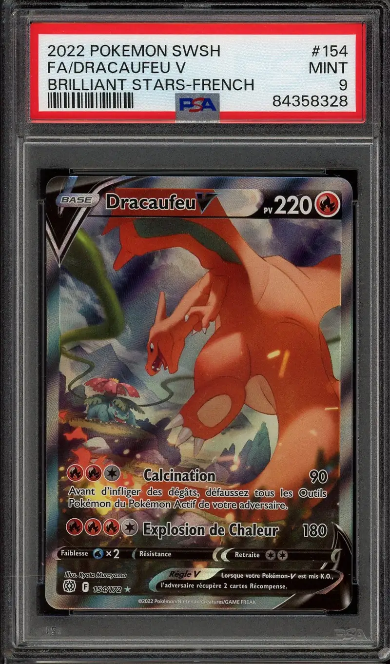 PSA 9 Dracaufeu V