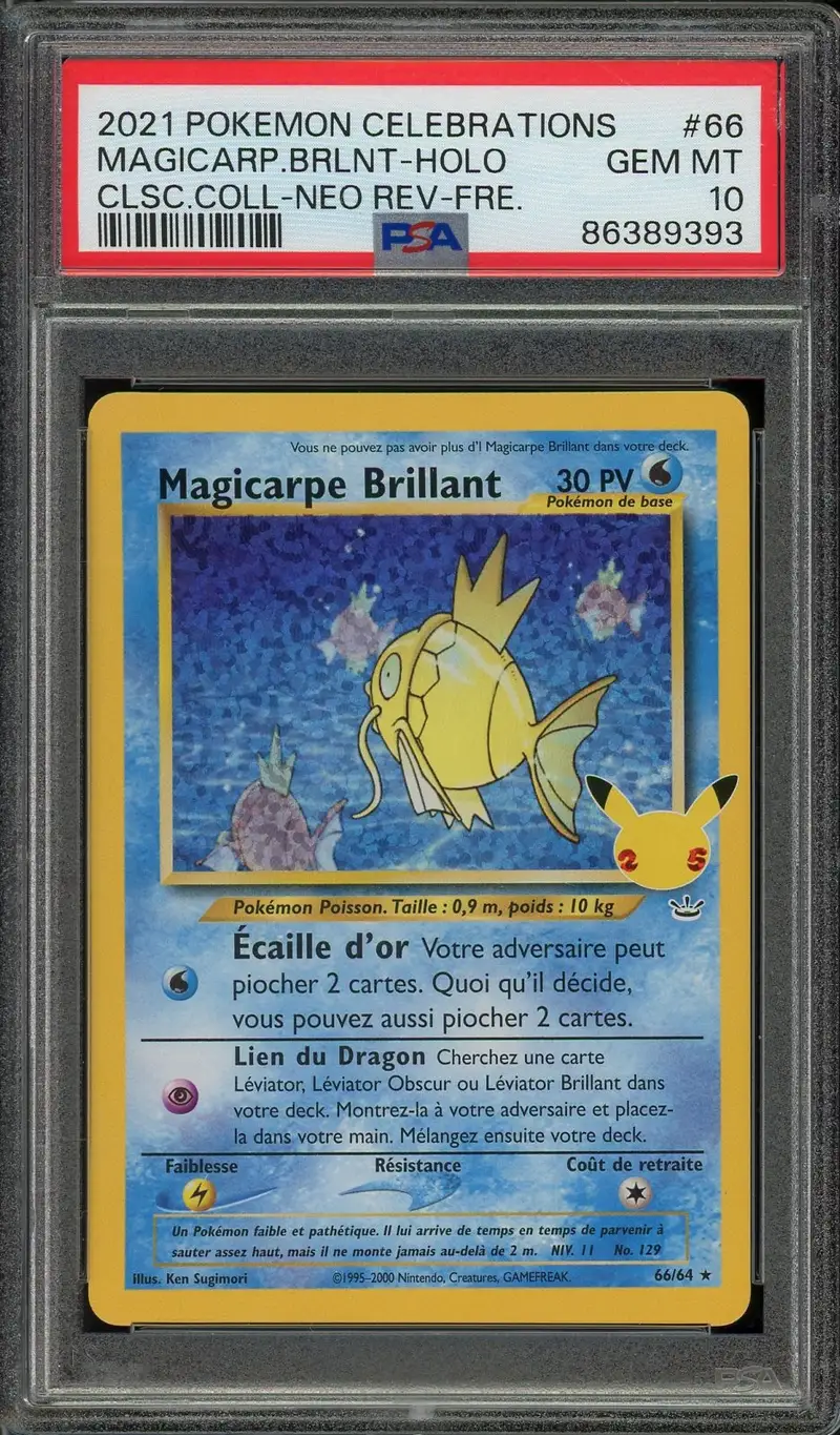 PSA 10 Magicarpe Brillant