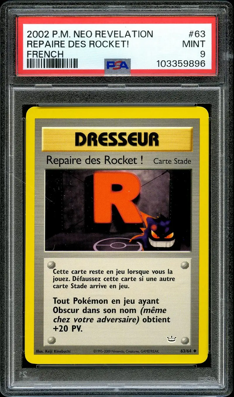 PSA 9 Repaire des Rocket !