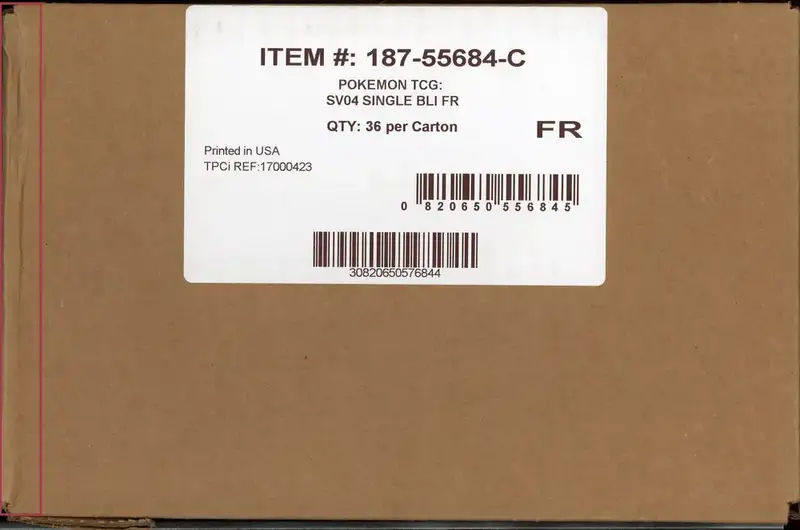 Case Booster Blister EV4 Faille Paradoxe