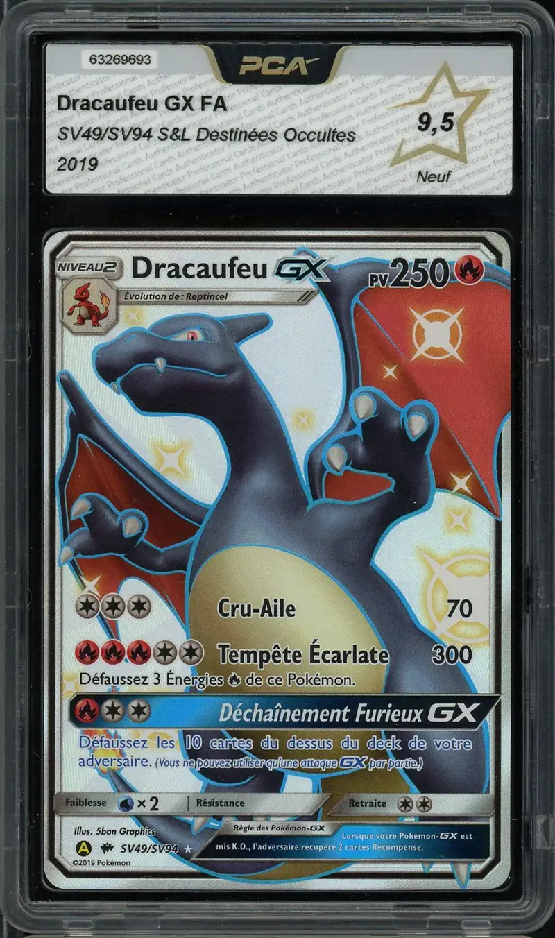 PCA 9.5 Dracaufeu Gx Shiny
