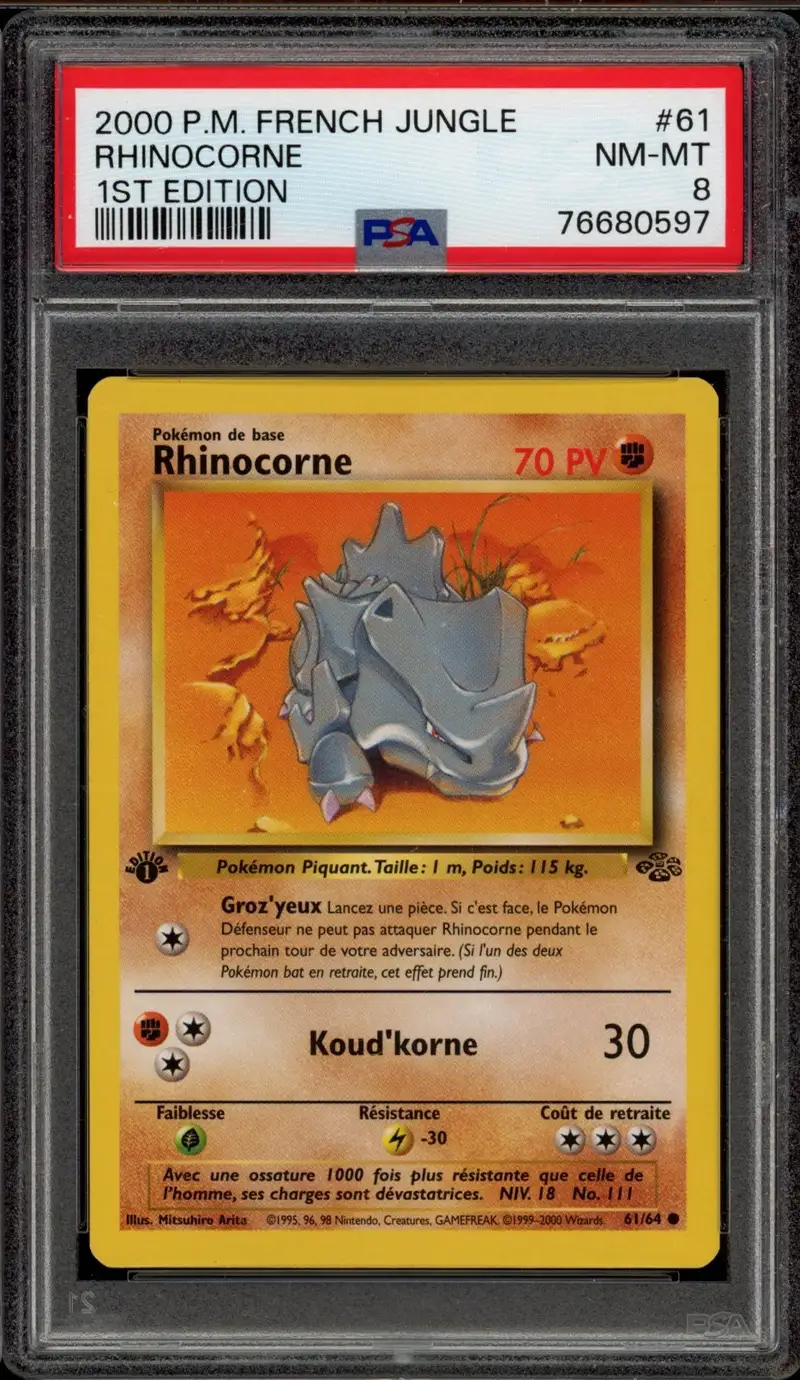 PSA 8 Rhinocorne