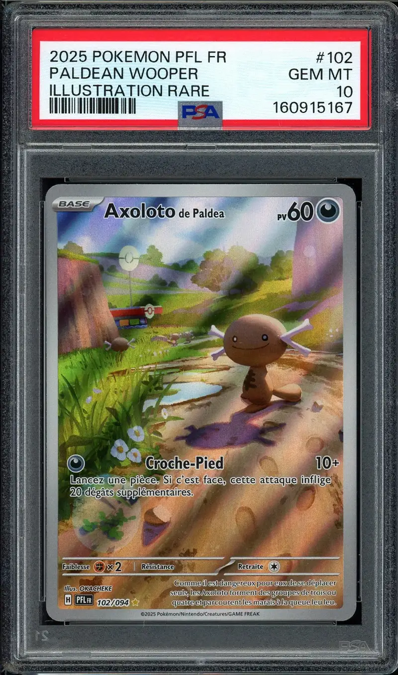 PSA 10 Axoloto de Paldéa