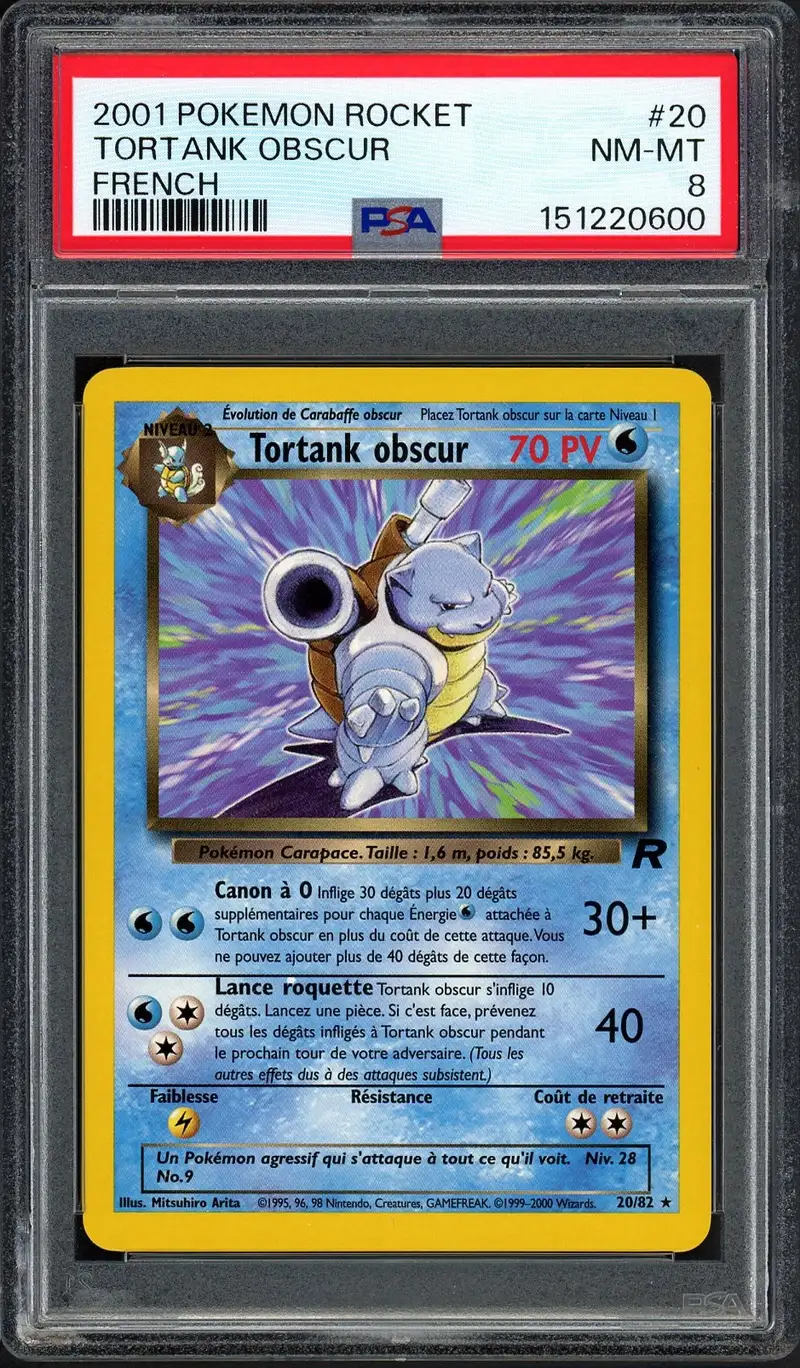 PSA 8 Tortank Obscur