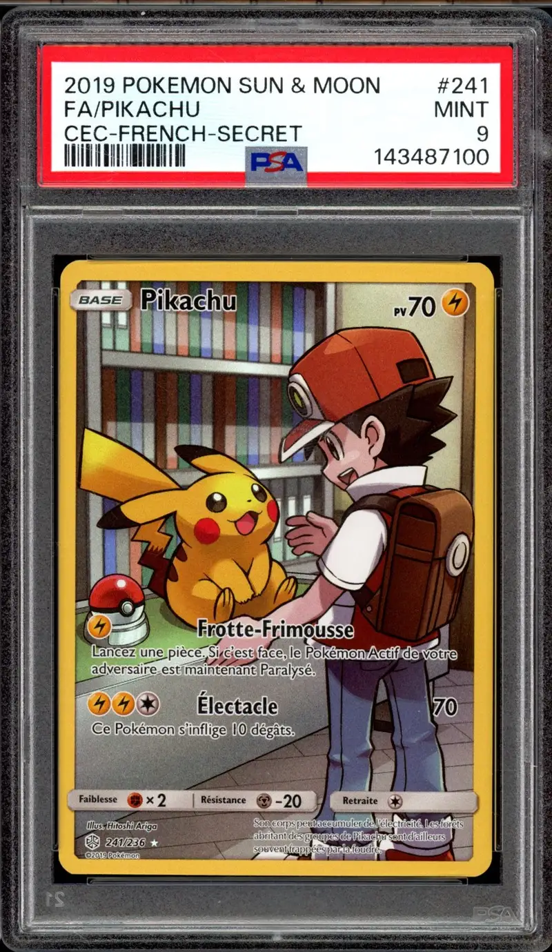PSA 7 Pikachu