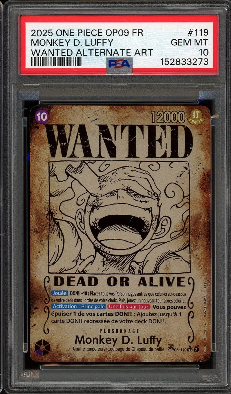 PSA 10 Monkey D. Luffy