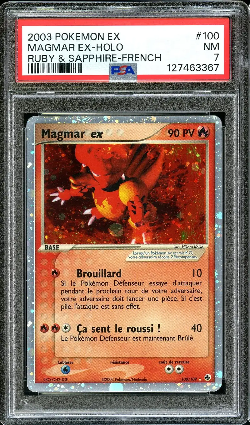PSA 7 Magmar Ex