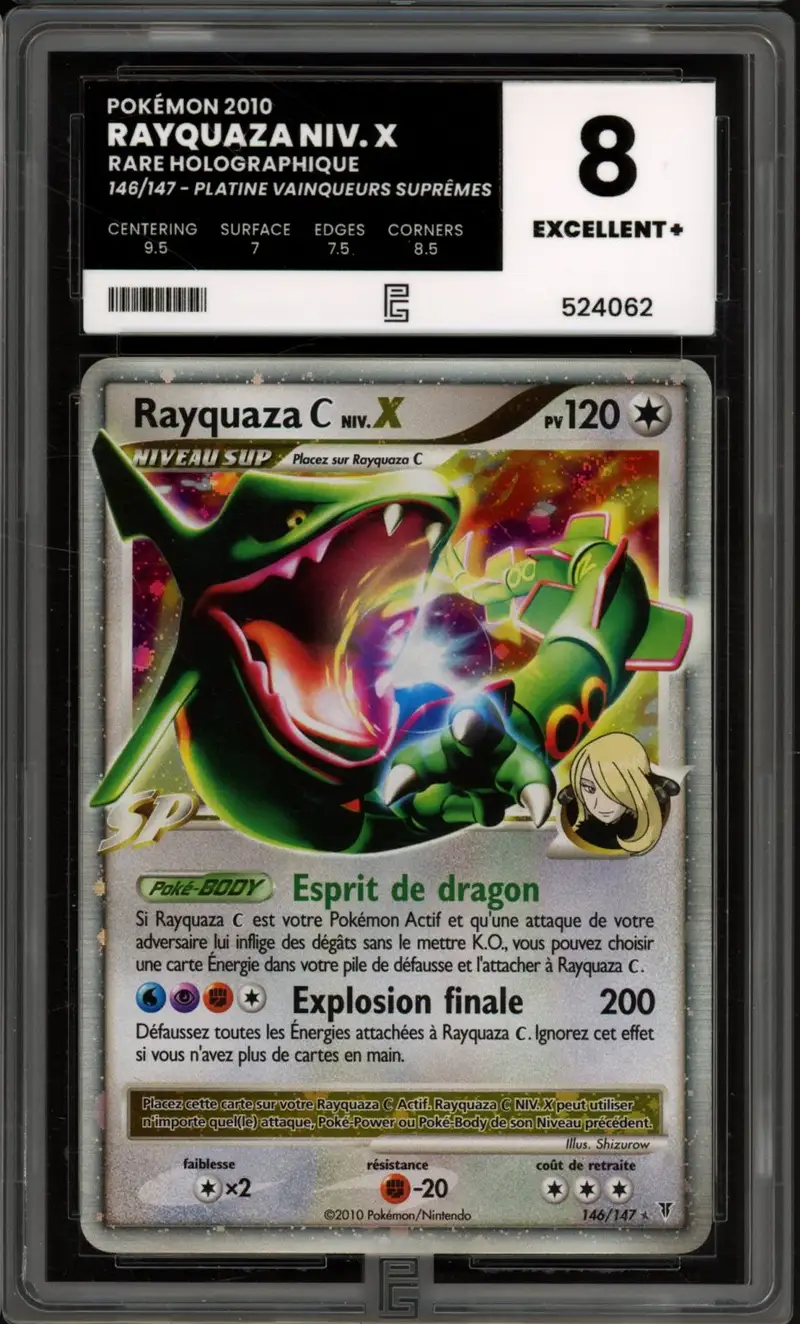 PG 8 Rayquaza C Niv. X Holo
