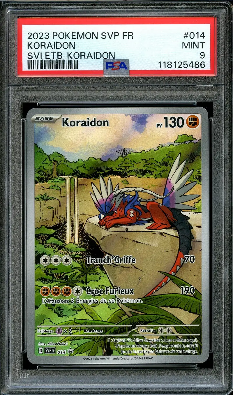 PSA 9 Koraidon