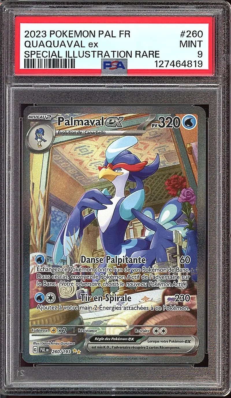 PSA 9 Palmaval Ex