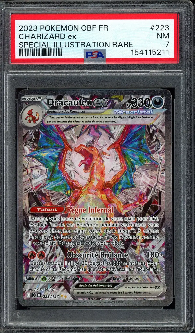 PSA 7 Dracaufeu Ex