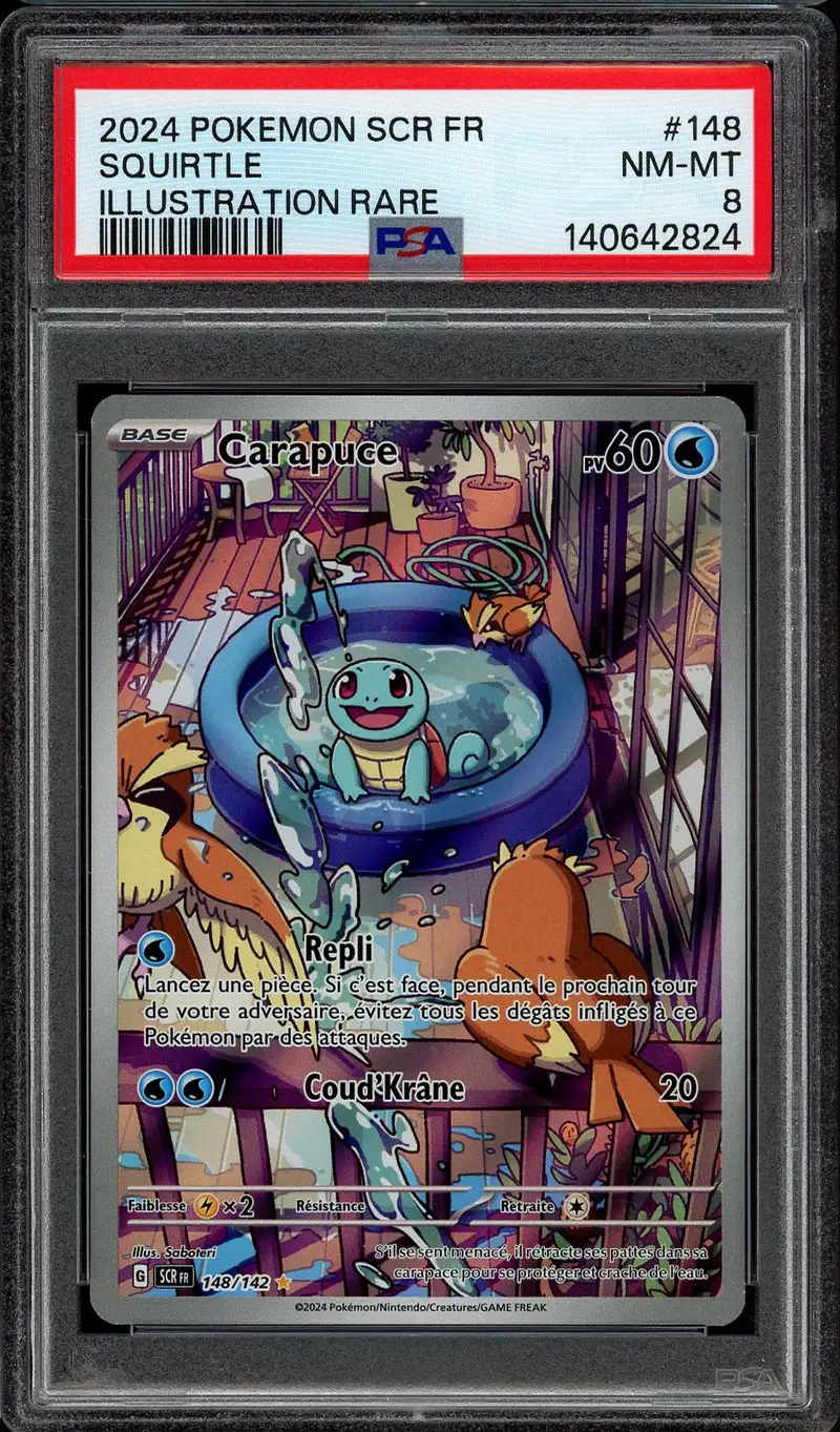 PSA 8 Carapuce