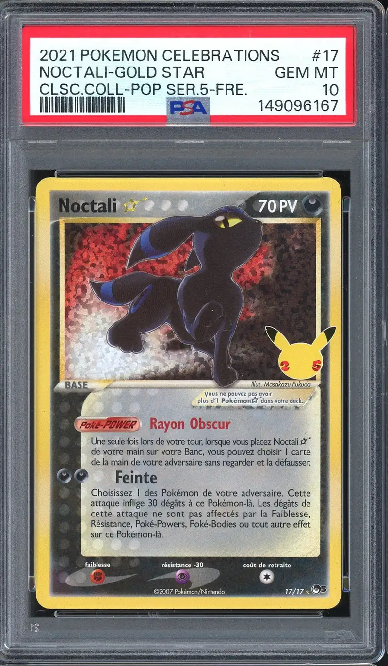 PSA 10 Noctali Gold Star