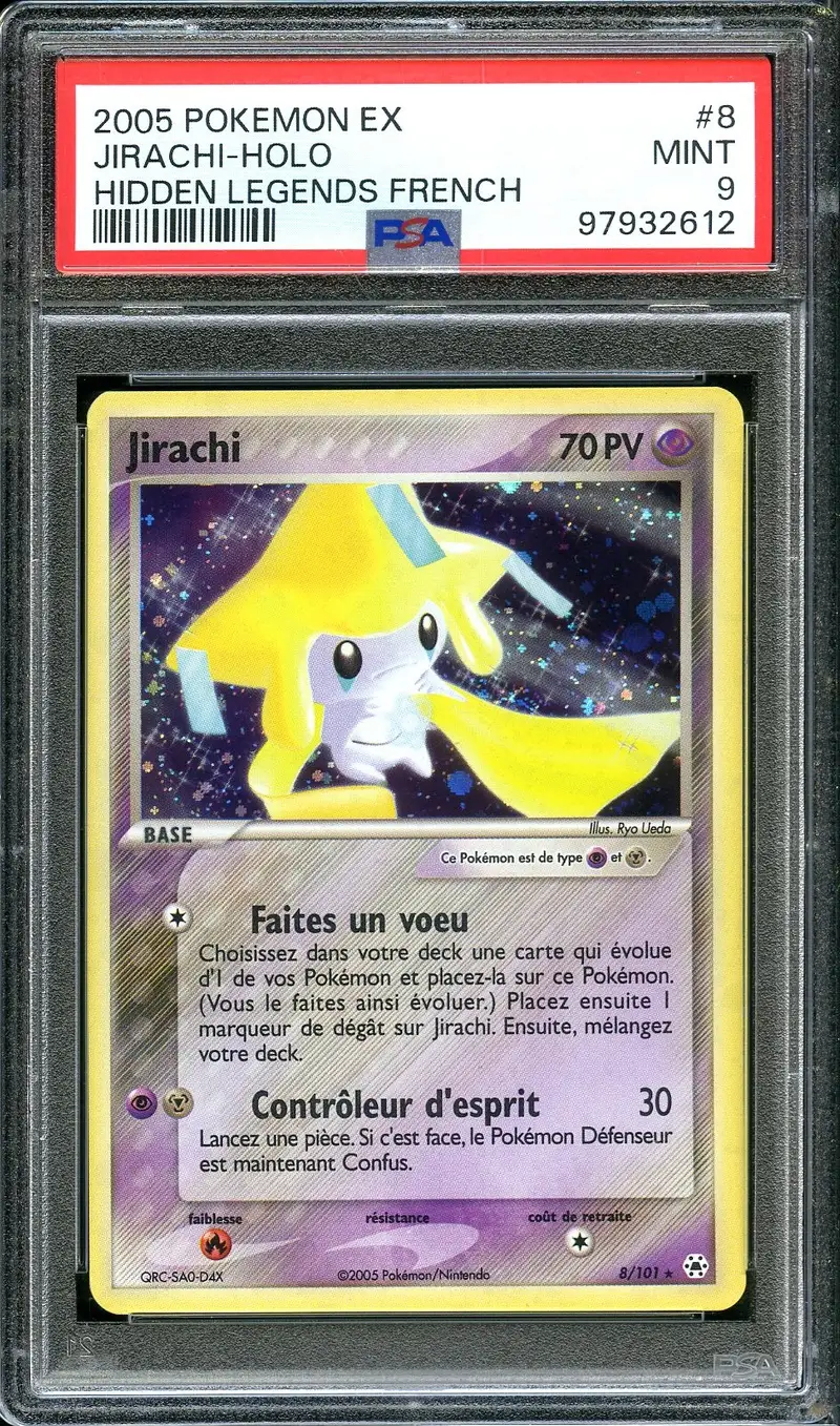 PSA 9 Jirachi Holo