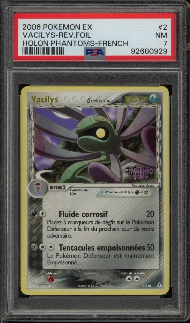 PSA 7 Vacilys Holo Reverse