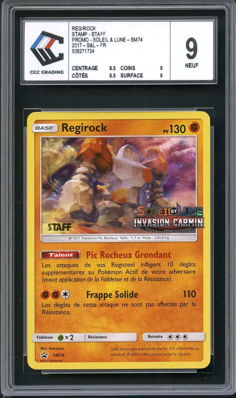 CCC 9 Regirock Holo