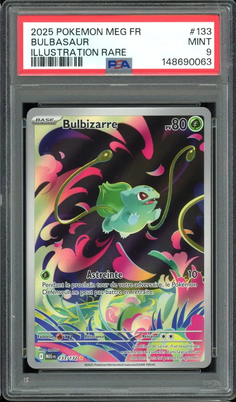 PSA 9 Bulbizarre