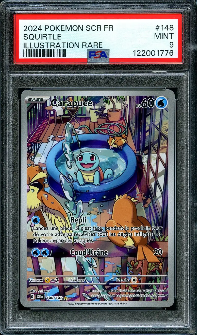 PSA 9 Carapuce